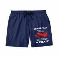 Thumbnail for If You're Cool You're Probably a Pilot Designed Swim Trunks & Shorts