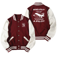 Thumbnail for If You're Cool You're Probably a Pilot Designed Baseball Style Jackets