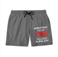 Thumbnail for If You're Cool You're Probably a Pilot Designed Swim Trunks & Shorts