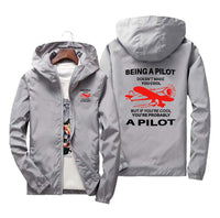 Thumbnail for If You're Cool You're Probably a Pilot Designed Windbreaker Jackets