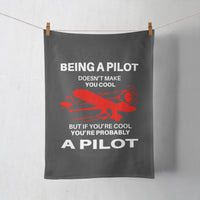 Thumbnail for If You're Cool You're Probably a Pilot Designed Towels