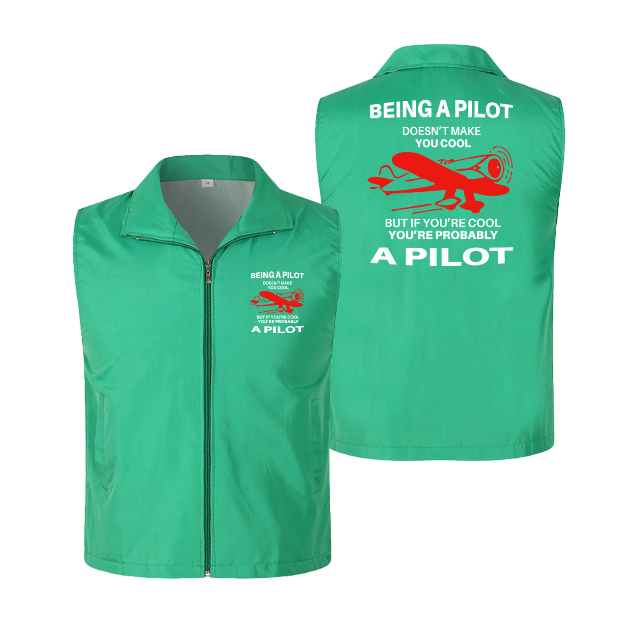 If You're Cool You're Probably a Pilot Designed Thin Style Vests