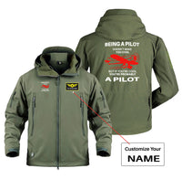 Thumbnail for If You're Cool You're Probably a Pilot Designed Military Jackets (Customizable)