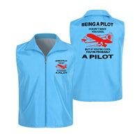 Thumbnail for If You're Cool You're Probably a Pilot Designed Thin Style Vests