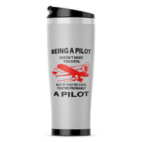 Thumbnail for If You're Cool You're Probably a Pilot Designed Travel Mugs