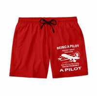 Thumbnail for If You're Cool You're Probably a Pilot Designed Swim Trunks & Shorts