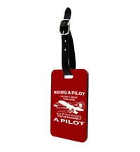 Thumbnail for If You're Cool You're Probably a Pilot Designed Luggage Tag