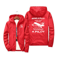 Thumbnail for If You're Cool You're Probably a Pilot Designed Windbreaker Jackets