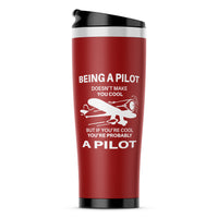 Thumbnail for If You're Cool You're Probably a Pilot Designed Travel Mugs