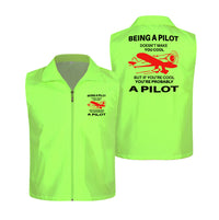 Thumbnail for If You're Cool You're Probably a Pilot Designed Thin Style Vests