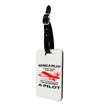 Thumbnail for If You're Cool You're Probably a Pilot Designed Luggage Tag