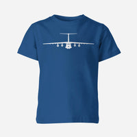 Thumbnail for Ilyushin IL-76 Silhouette Designed Children T-Shirts