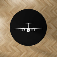 Thumbnail for Ilyushin IL-76 Silhouette Designed Carpet & Floor Mats (Round)