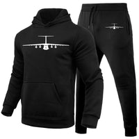 Thumbnail for Ilyushin IL-76 Silhouette Designed Hoodies & Sweatpants Set