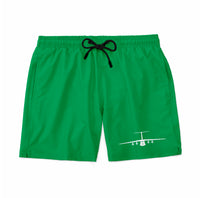 Thumbnail for Ilyushin IL-76 Silhouette Designed Swim Trunks & Shorts
