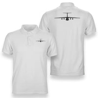 Thumbnail for Ilyushin IL-76 Silhouette Designed Double Side Polo T-Shirts