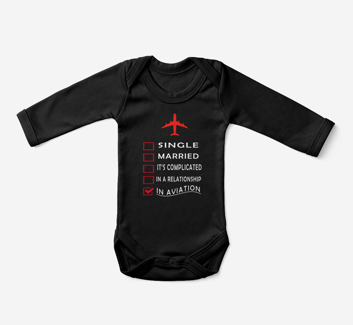 In Aviation Designed Baby Bodysuits