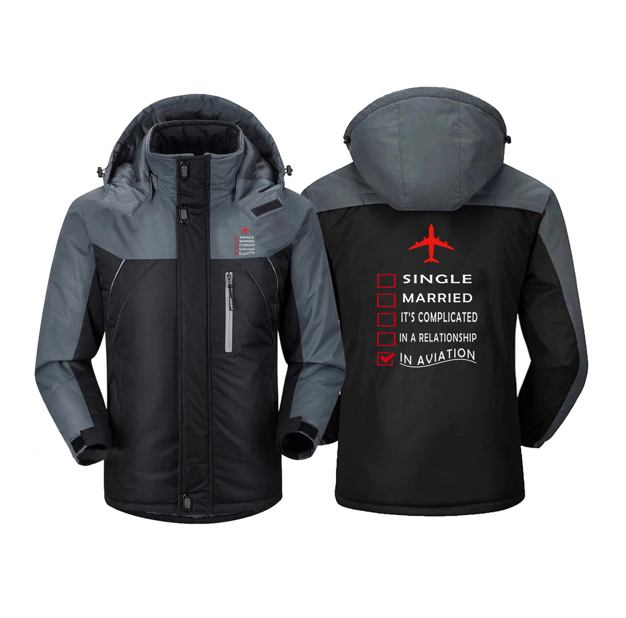 In Aviation Designed Thick Winter Jackets