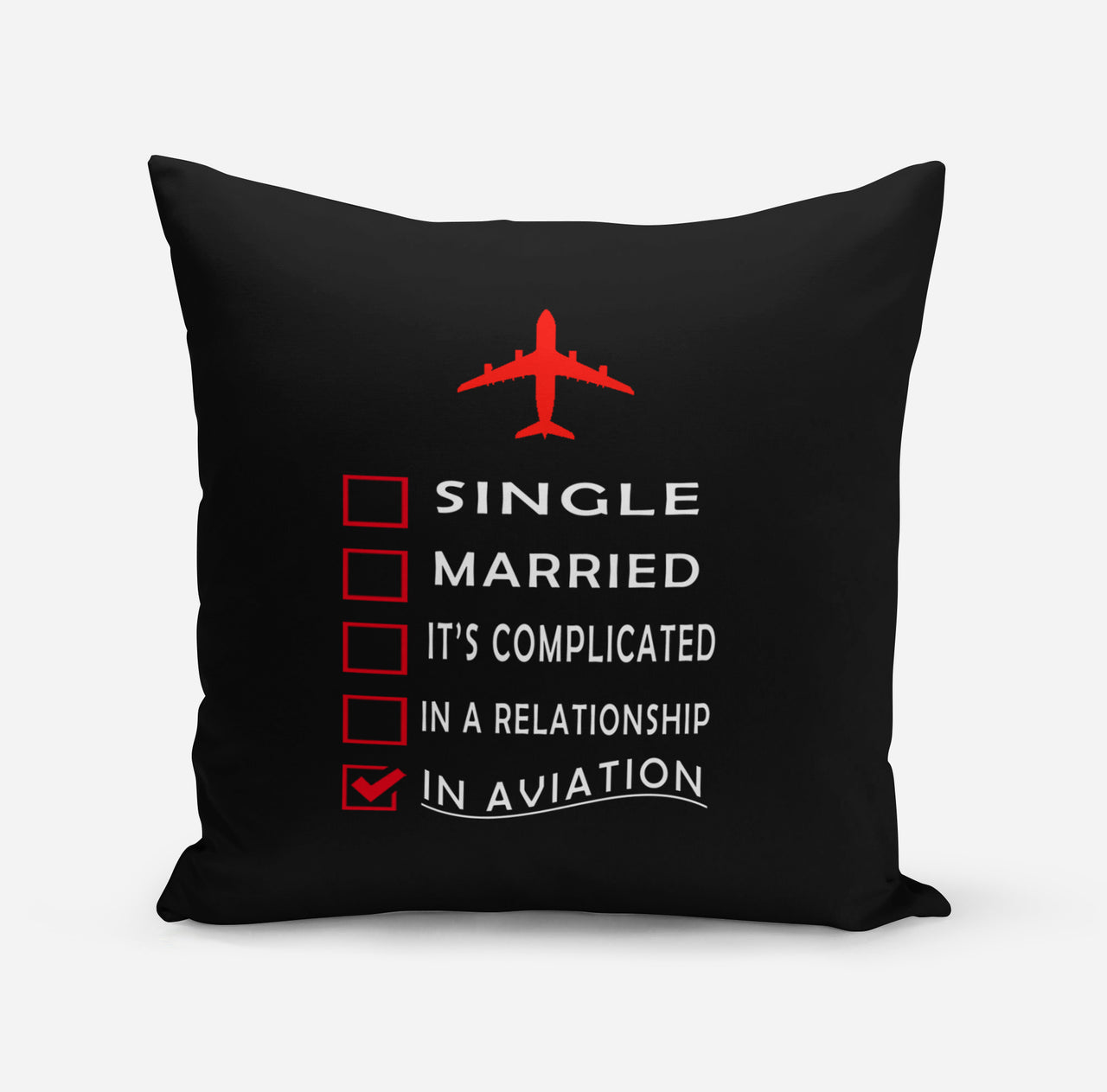 In Aviation Designed Pillows