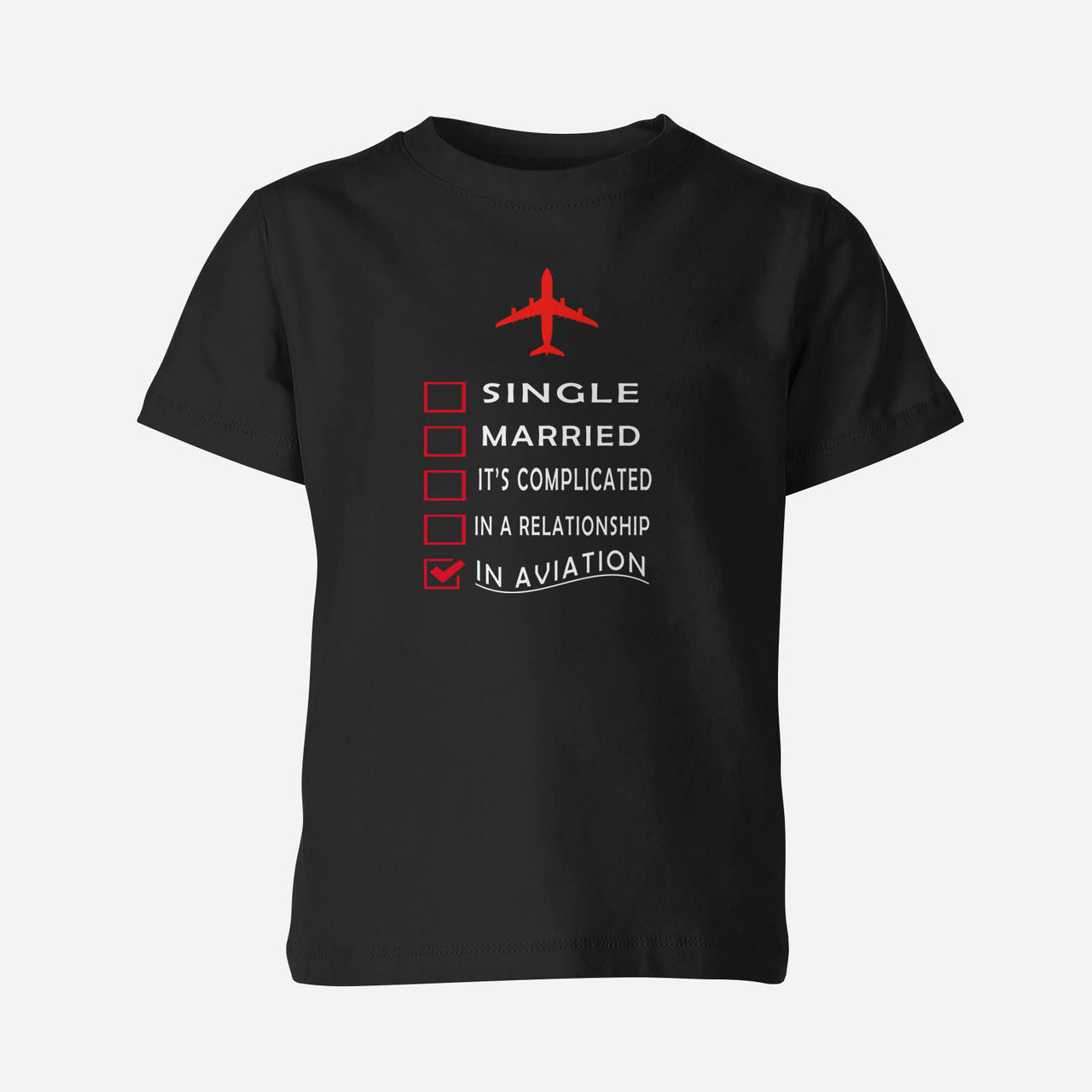 In Aviation Designed Children T-Shirts