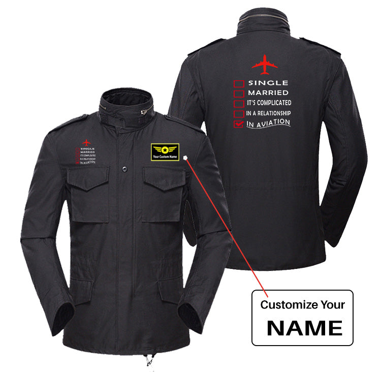In Aviation Designed Military Coats