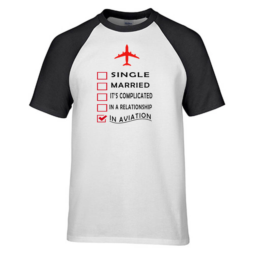 In Aviation Designed Raglan T-Shirts
