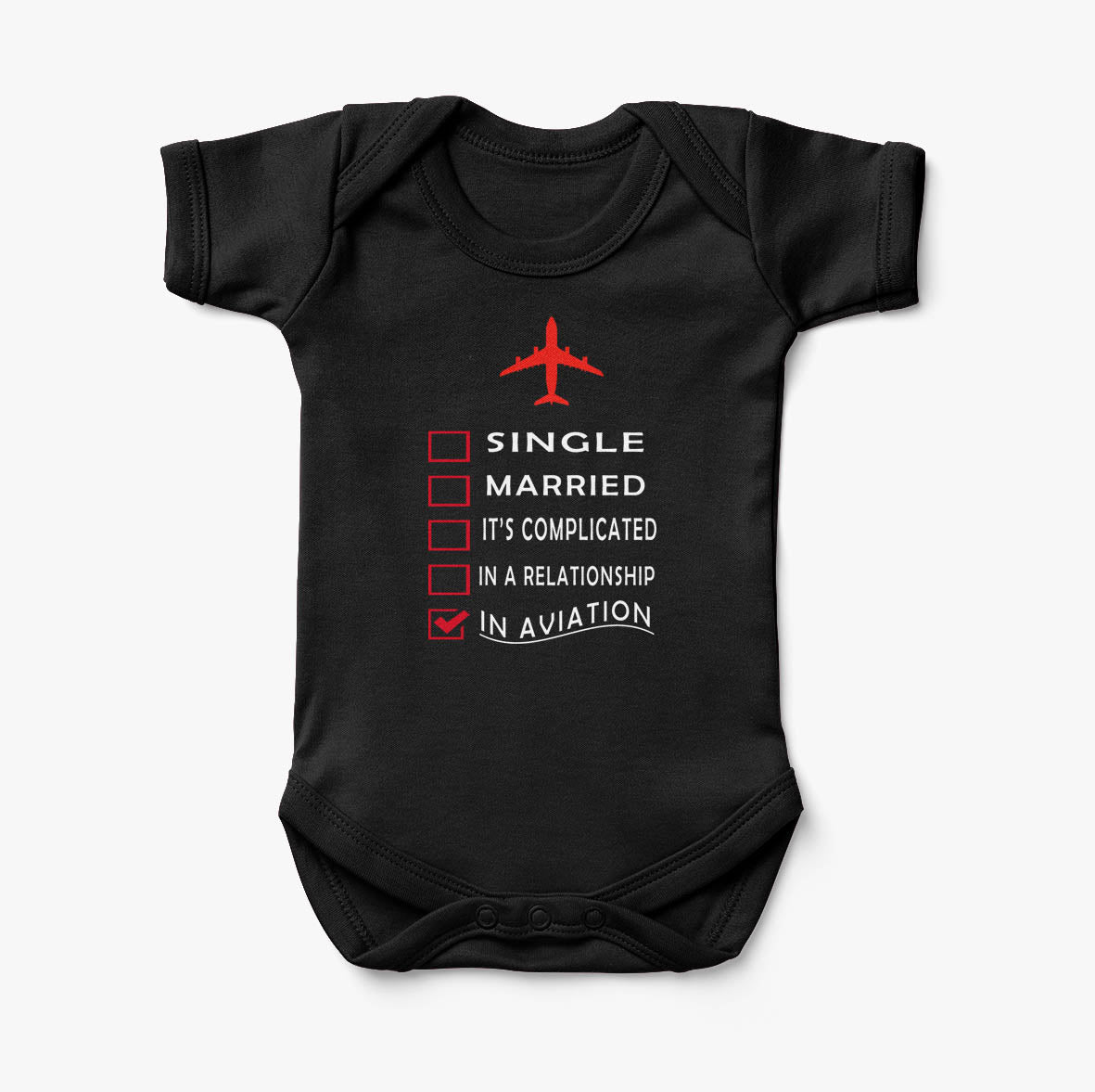 In Aviation Designed Baby Bodysuits