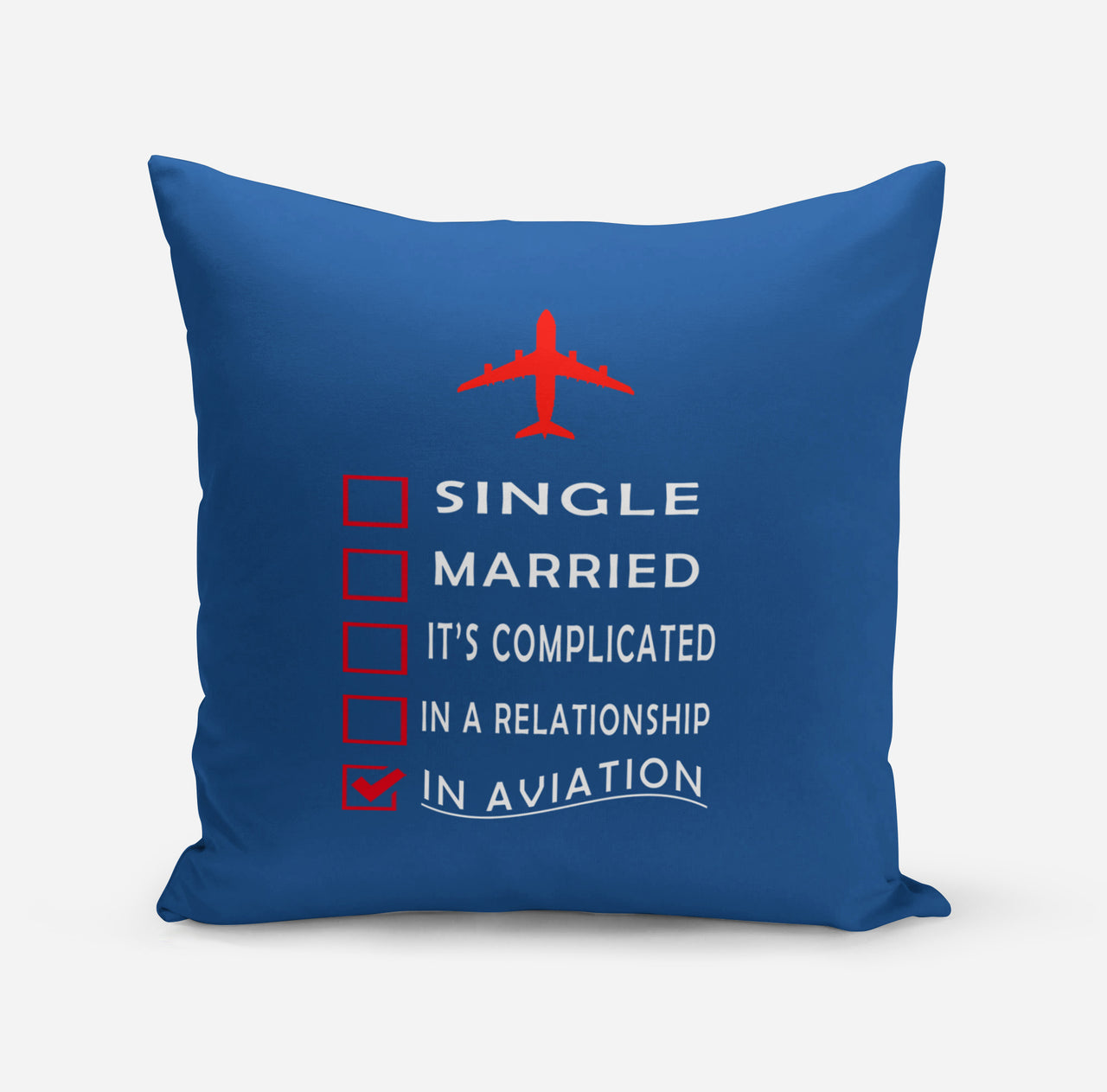 In Aviation Designed Pillows