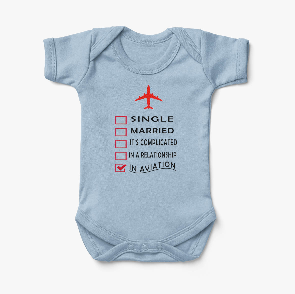 In Aviation Designed Baby Bodysuits
