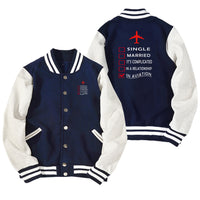 Thumbnail for In Aviation Designed Baseball Style Jackets