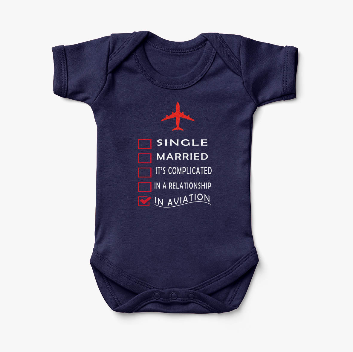 In Aviation Designed Baby Bodysuits