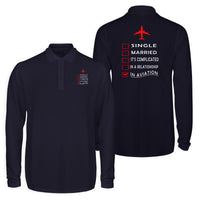 Thumbnail for In Aviation Designed Long Sleeve Polo T-Shirts (Double-Side)