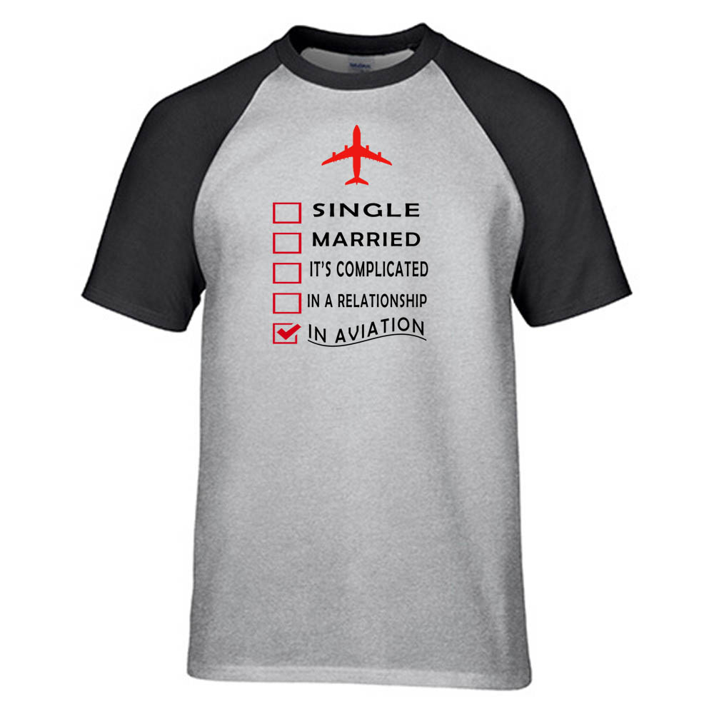 In Aviation Designed Raglan T-Shirts