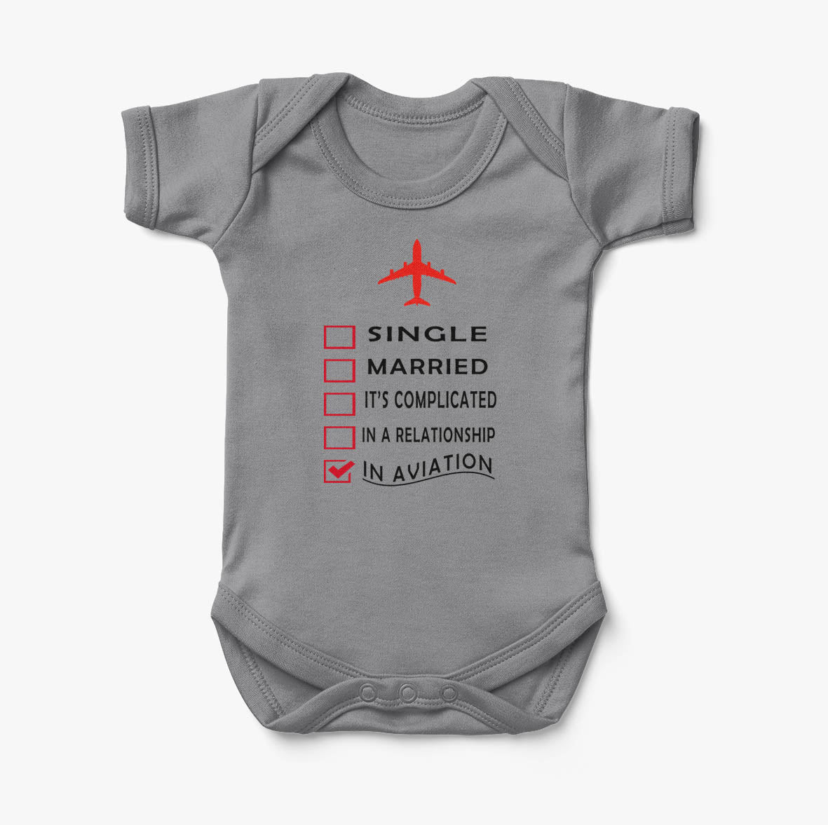 In Aviation Designed Baby Bodysuits