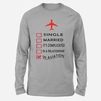 Thumbnail for In Aviation Designed Long-Sleeve T-Shirts