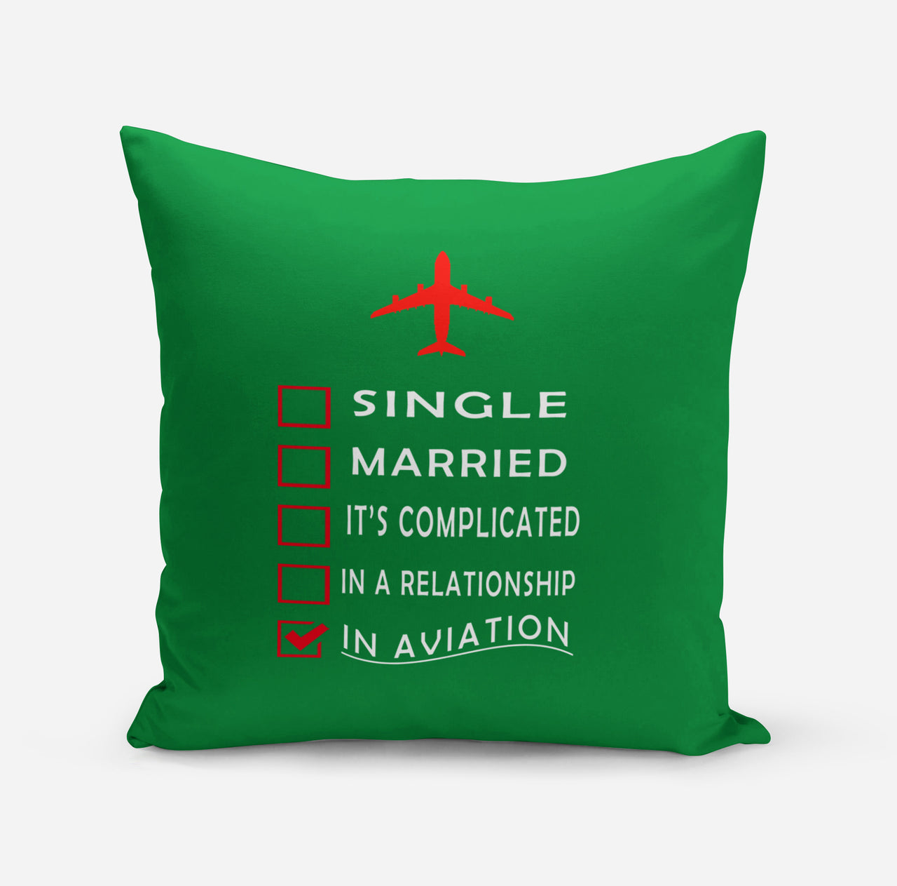 In Aviation Designed Pillows