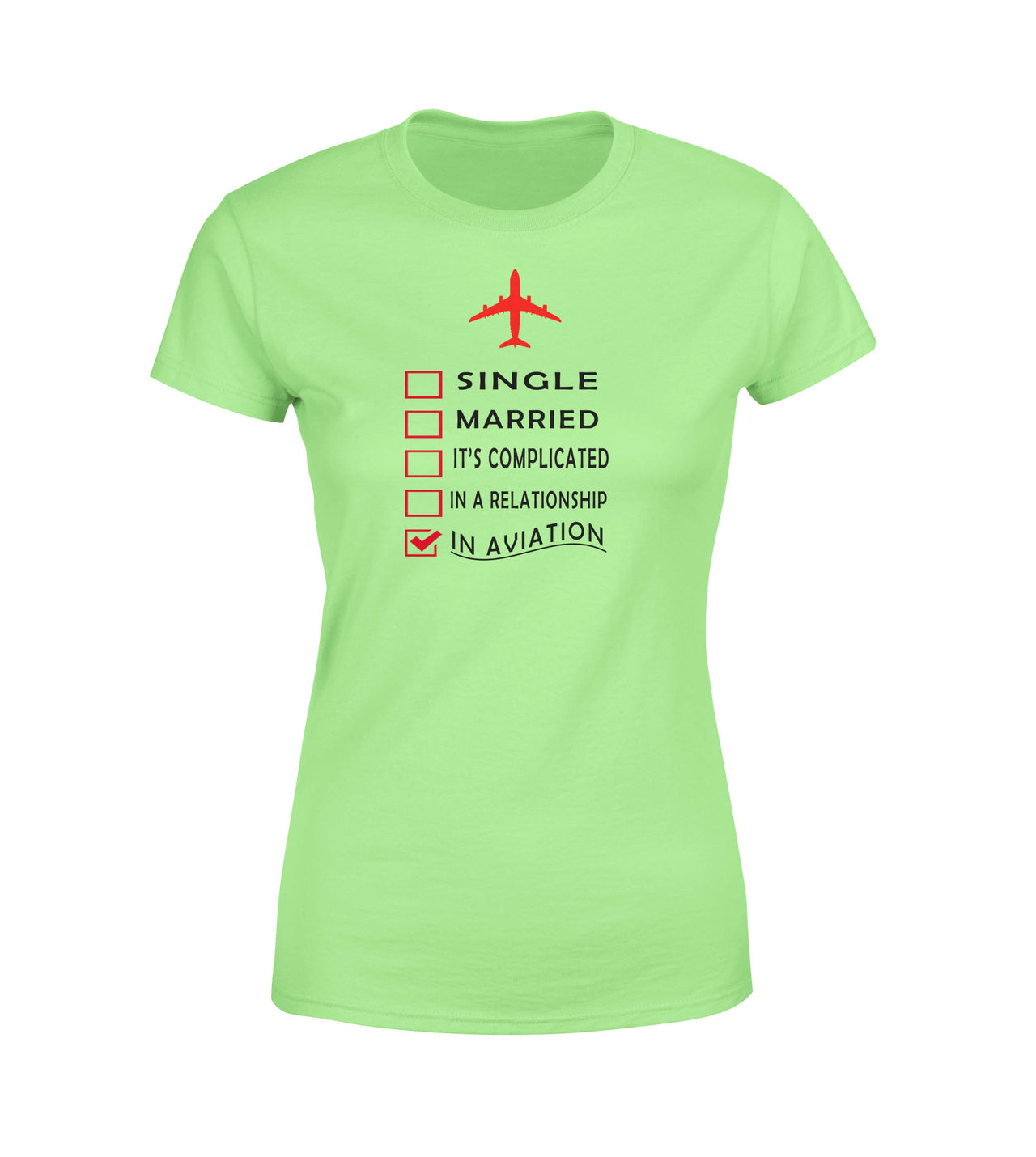 In Aviation Designed Women T-Shirts