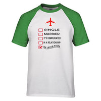 Thumbnail for In Aviation Designed Raglan T-Shirts