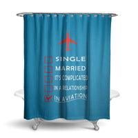 Thumbnail for If You're Cool You're Probably a Pilot Designed Shower Curtains