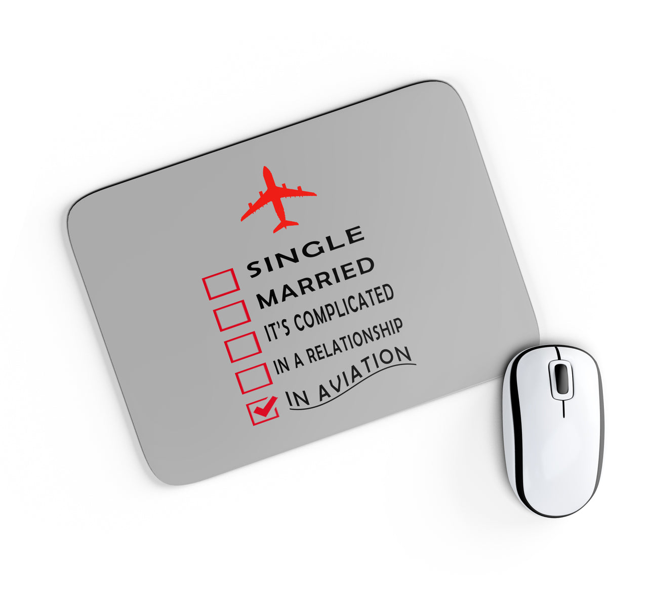 In Aviation Designed Mouse Pads