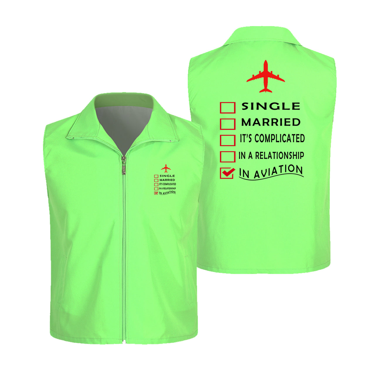 In Aviation Designed Thin Style Vests