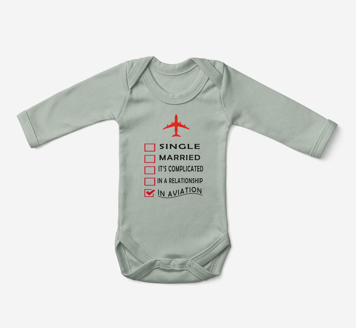 In Aviation Designed Baby Bodysuits
