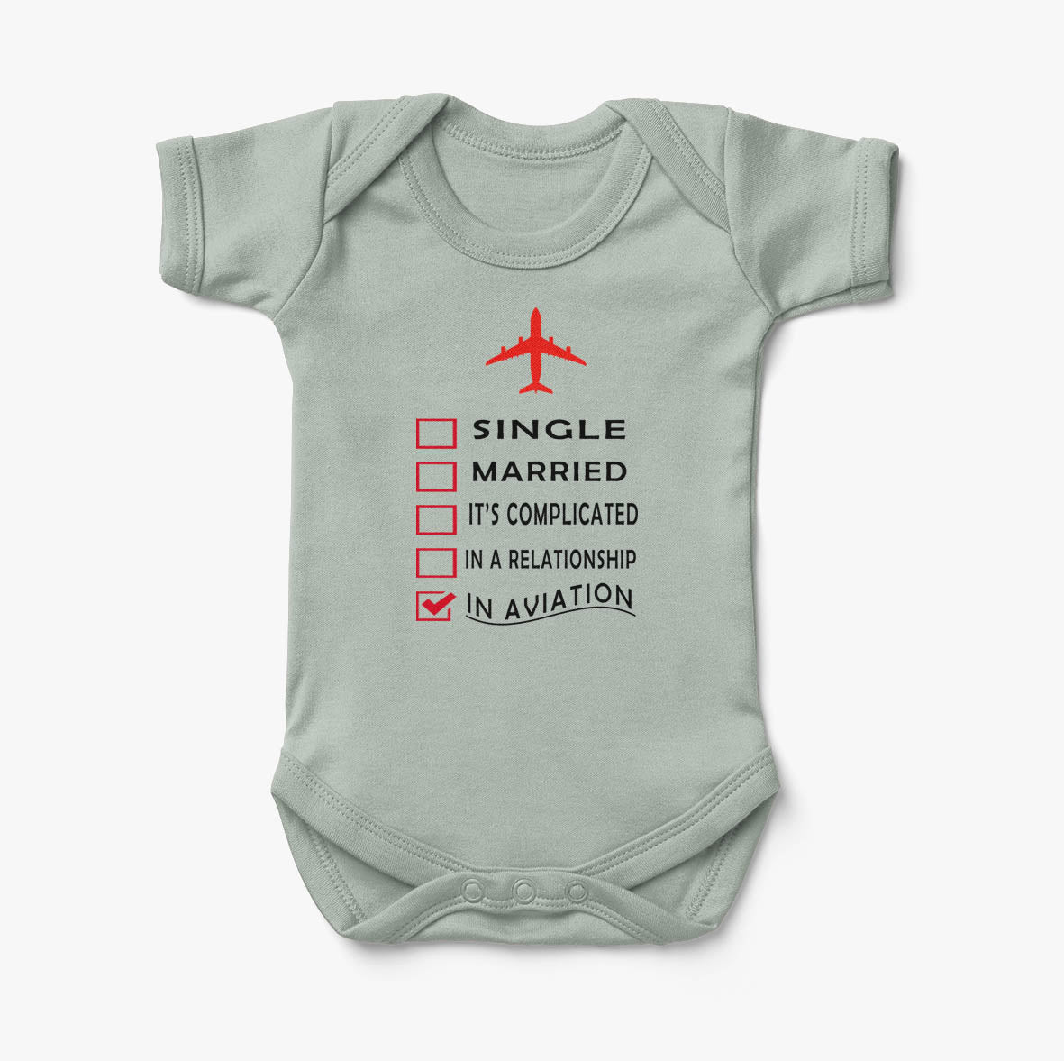 In Aviation Designed Baby Bodysuits