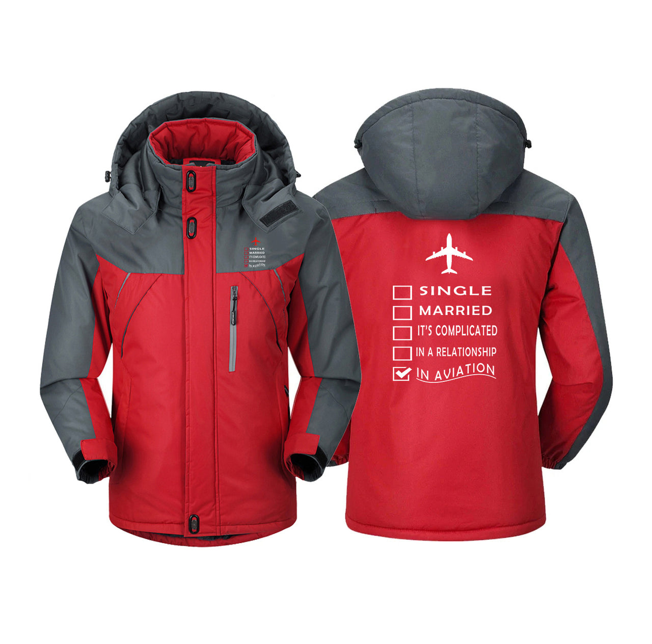In Aviation Designed Thick Winter Jackets