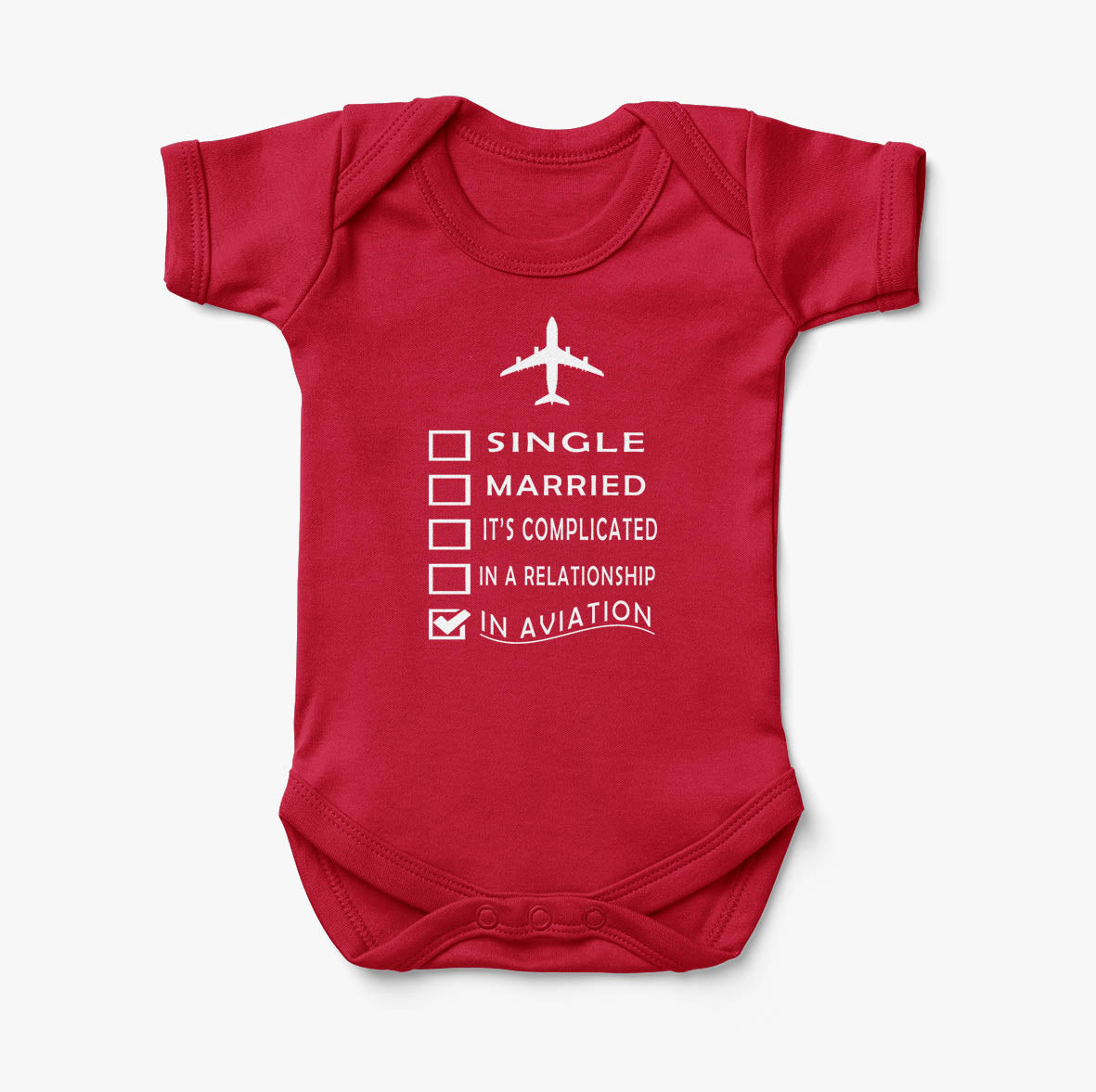 In Aviation Designed Baby Bodysuits