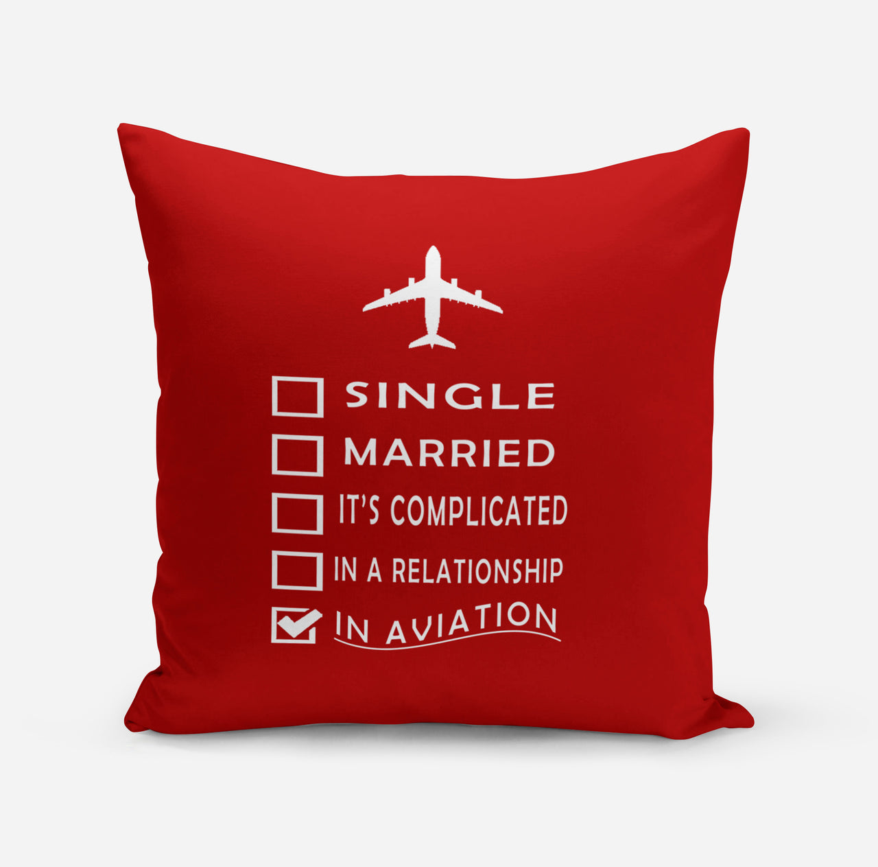 In Aviation Designed Pillows