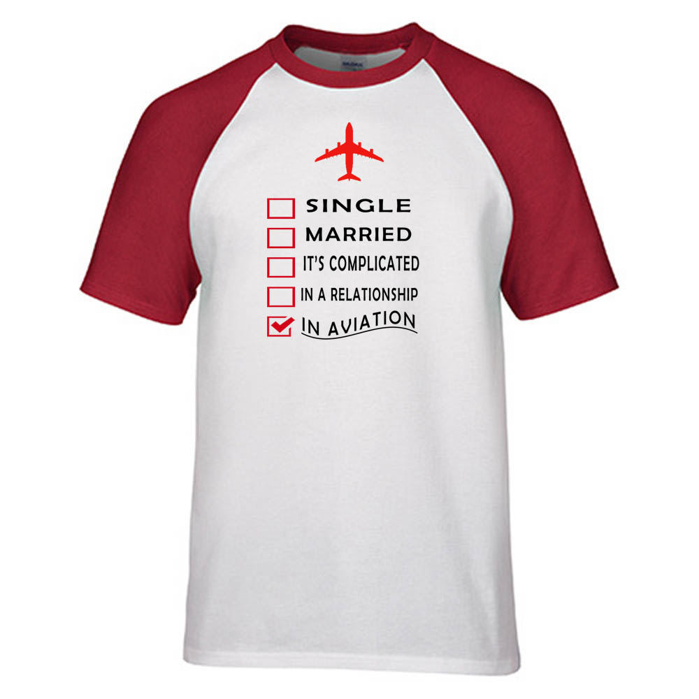In Aviation Designed Raglan T-Shirts