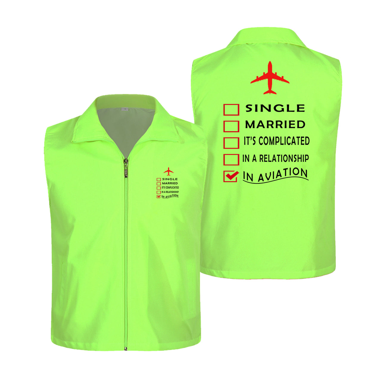 In Aviation Designed Thin Style Vests