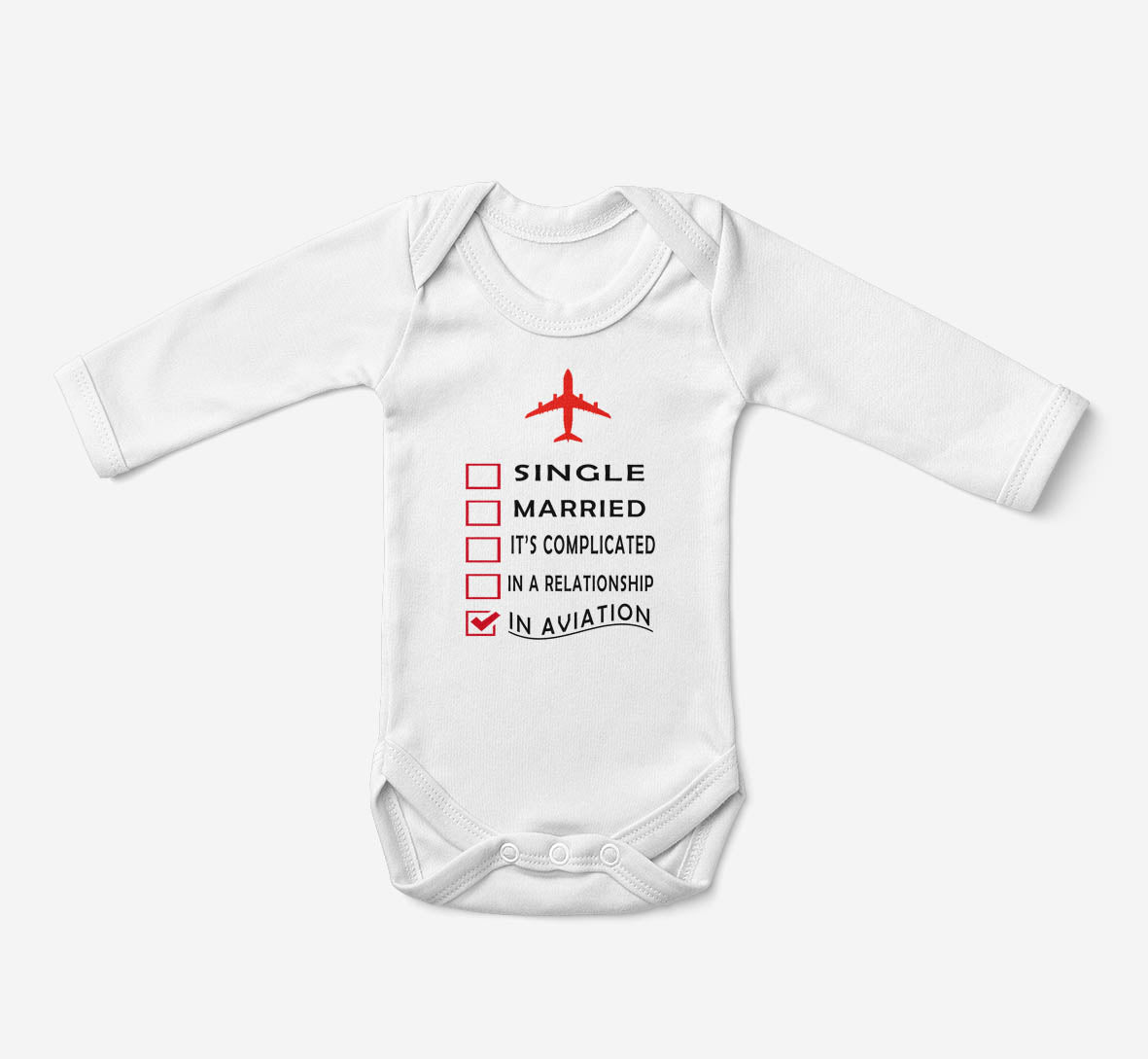 In Aviation Designed Baby Bodysuits