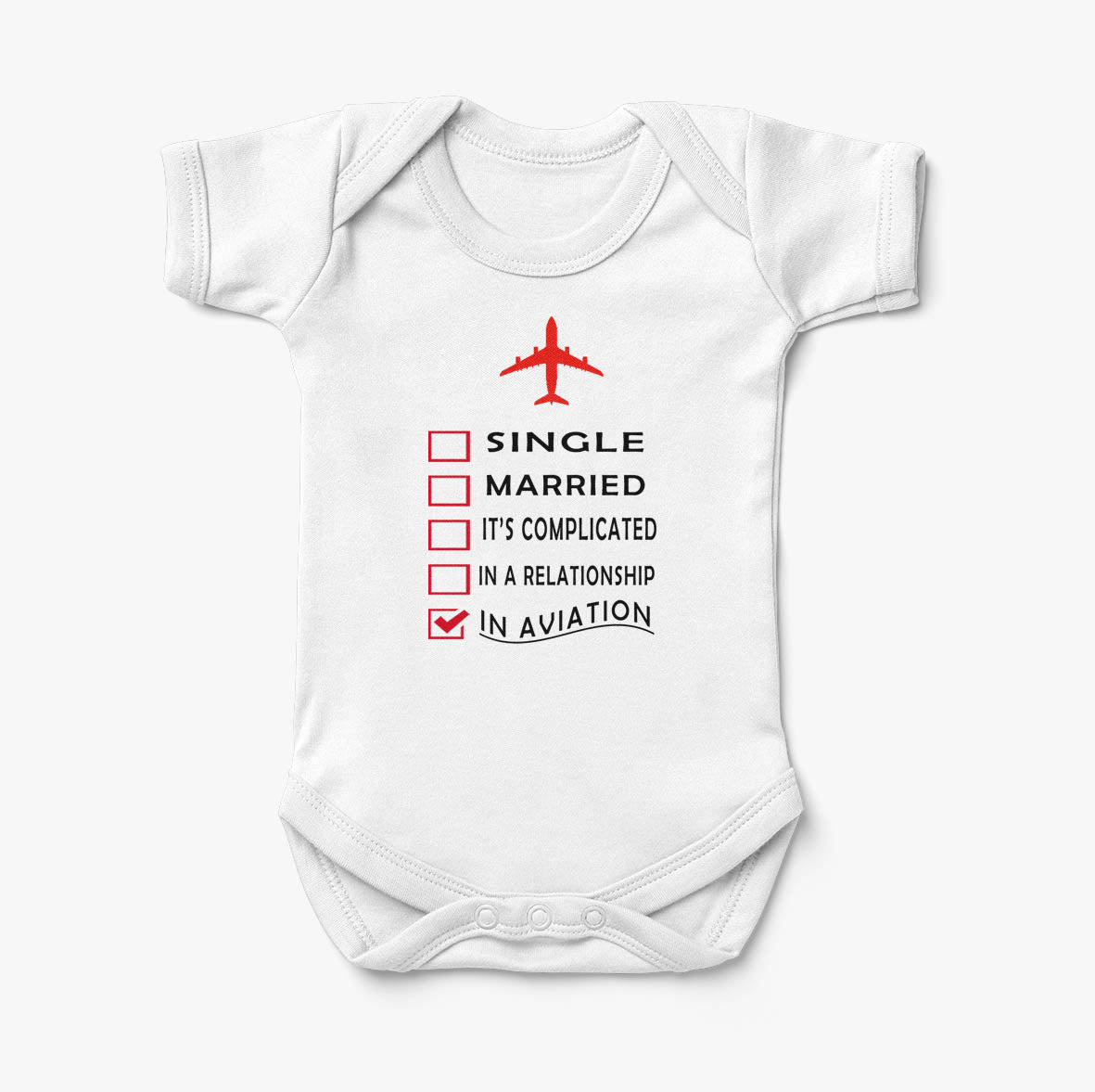 In Aviation Designed Baby Bodysuits